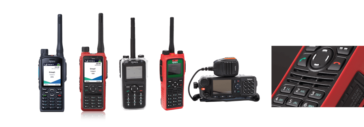 TETRA Two-Way Radios in service